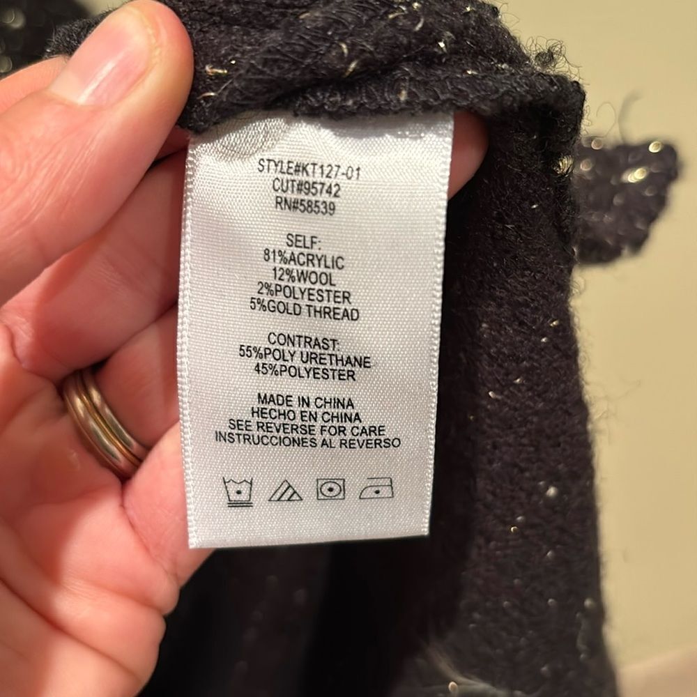 Kut from the Kloth black and gold sweater - Picture 8 of 9